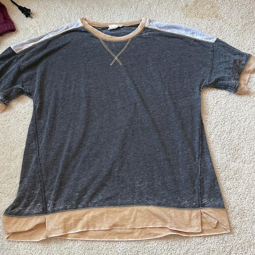 S White Crow Color Blocked Shirt
